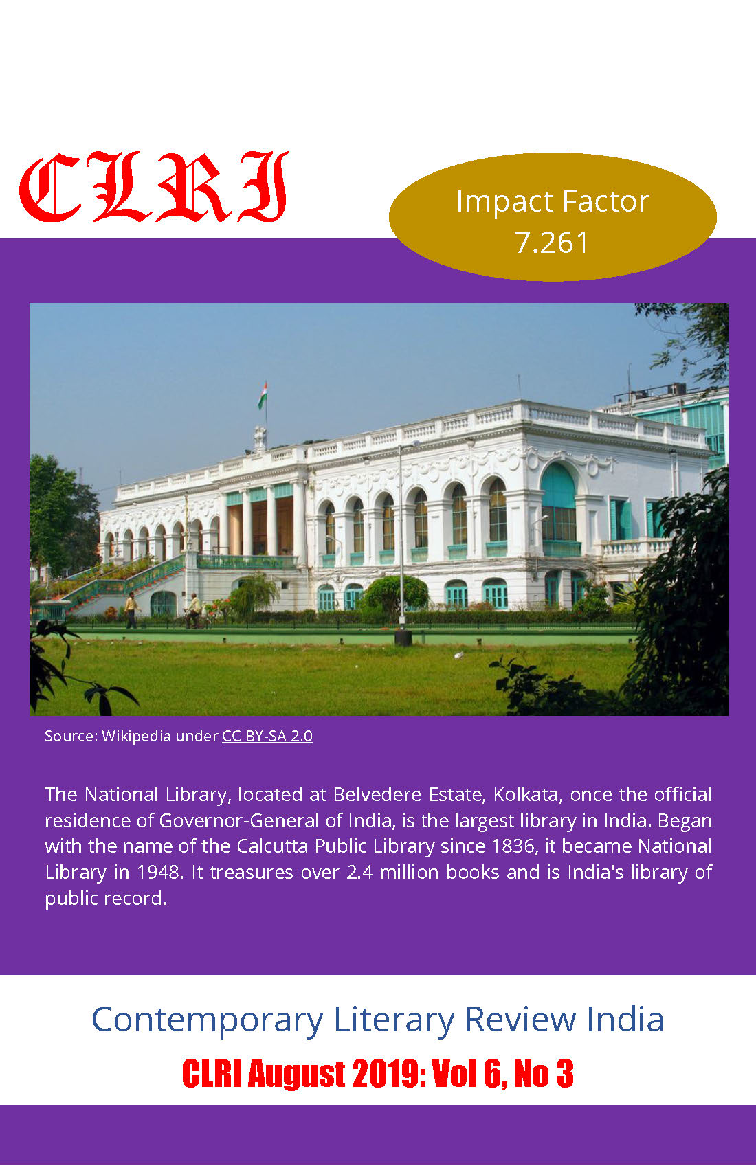 CLRI August 2019